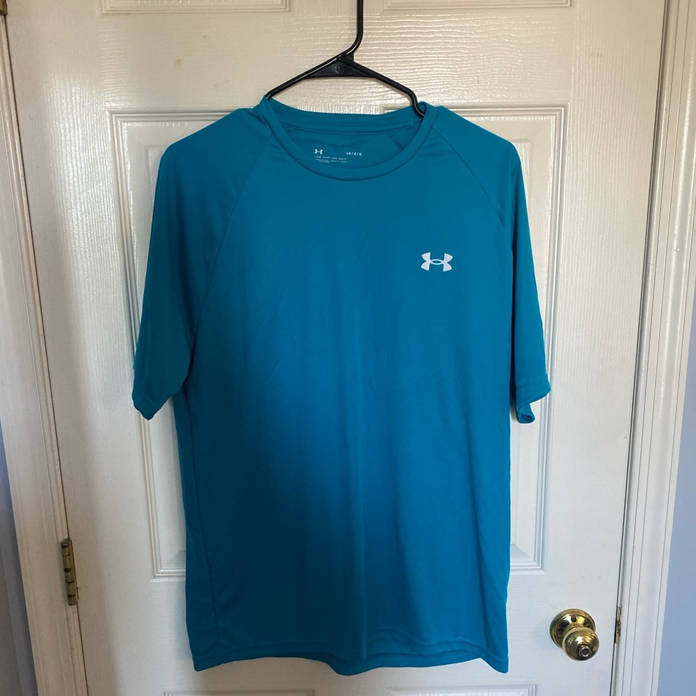 Under Armour teal shirt